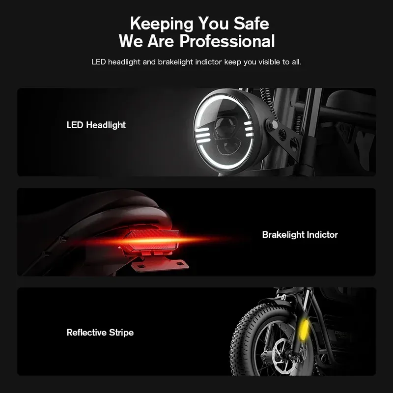 COSWHEEL Y16 Commuter Electric Bike 3