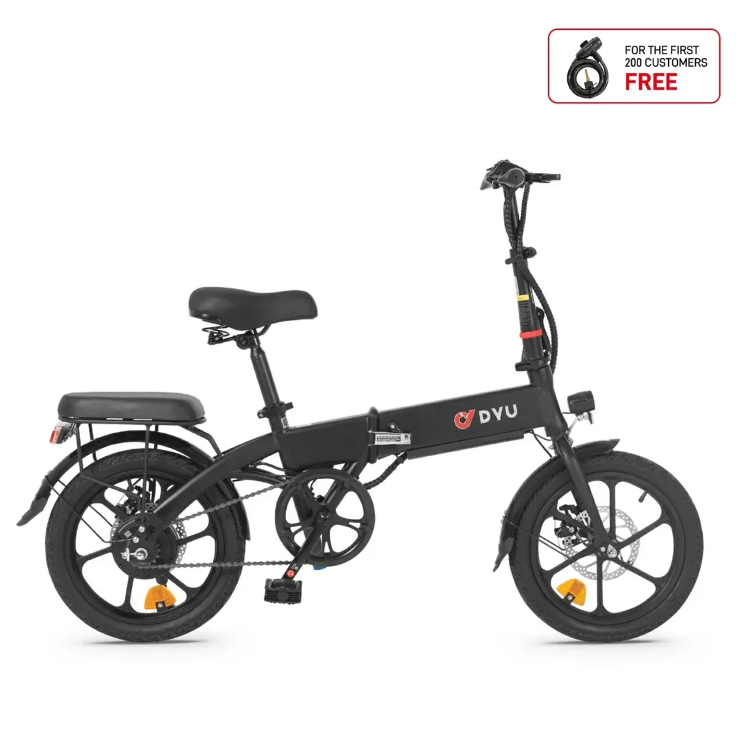 DYU A1F Pro 16 Inch Full Folding Electric Bike 5