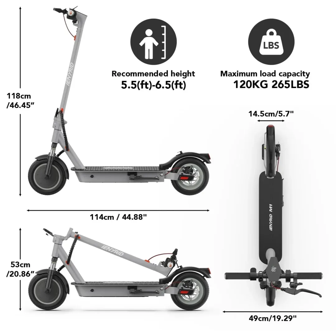 iENYRID M-1 Foldable Electric Scooter 9
